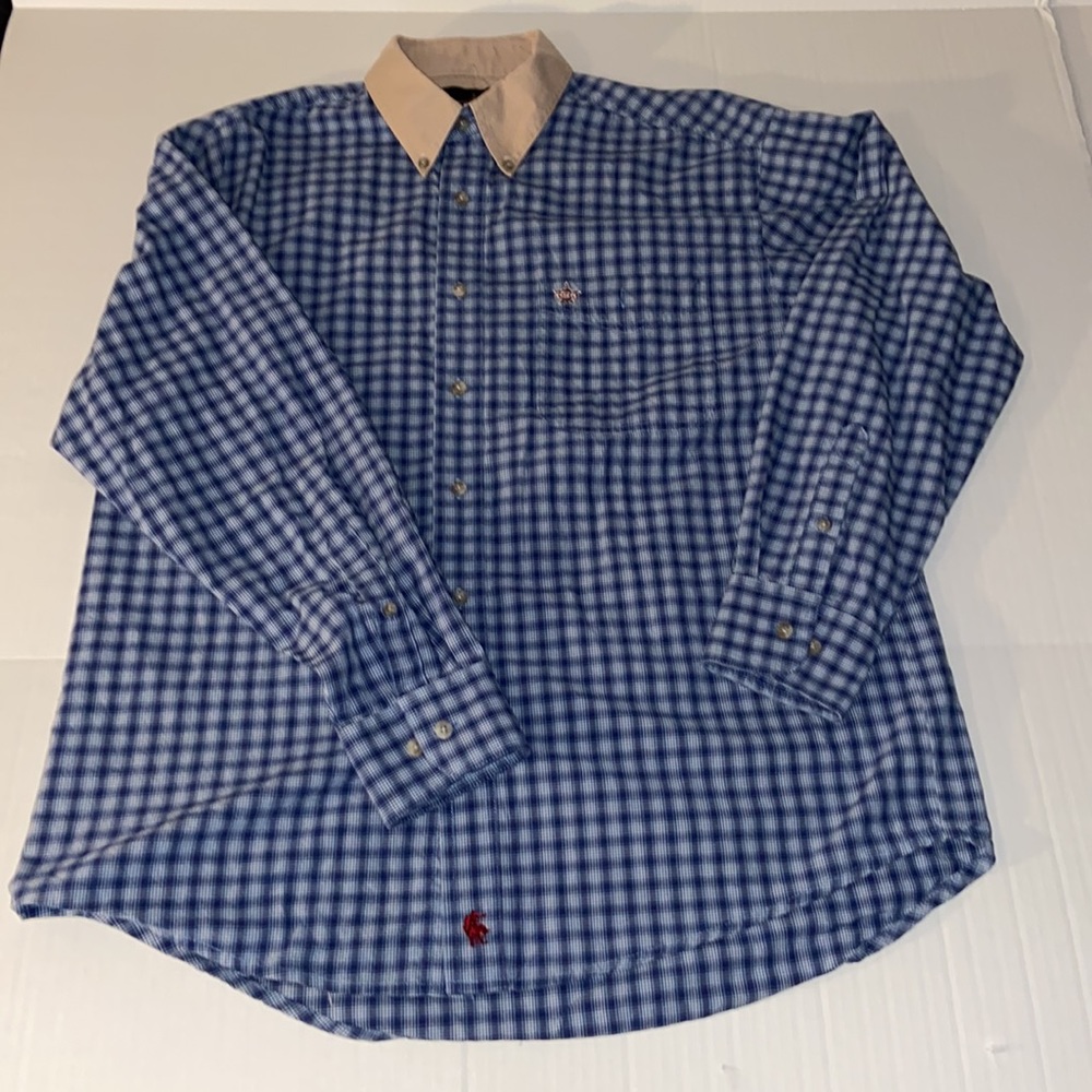 PBR Men’s Large Long Sleeve Button Down Western Shirt